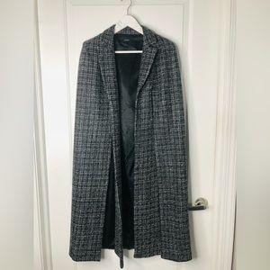 Tweed Cape Coat Size Small